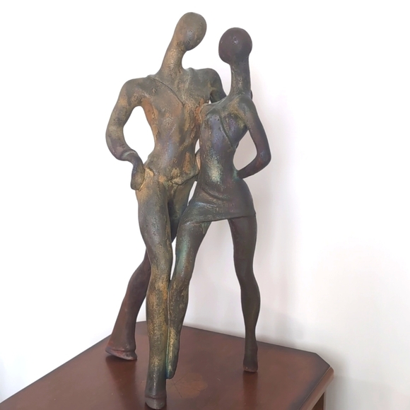 Vintage George Tudzarov Sensual Dancers Signed Zaro Sculpture Statue Figurine - Picture 3 of 8